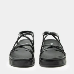 Audie Caviar Sandal