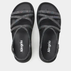 Audie Phosphorescence Black Sandal