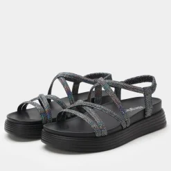 Audie Phosphorescence Black Sandal