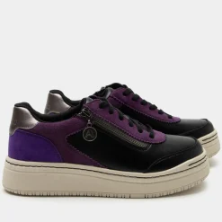 Averie Black Purple Shoe