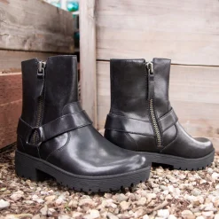 Charlette Crazyhorse Black Boot