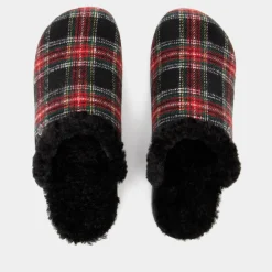 Comfee Plaidly Black Slipper