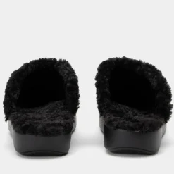 Comfee Plaidly Black Slipper