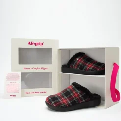 Comfee Plaidly Black Slipper