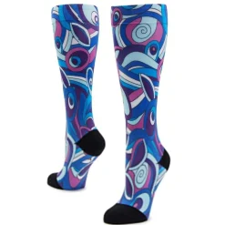 Compression Vintage Scarf Socks