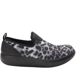 Eden White Leopard Shoe