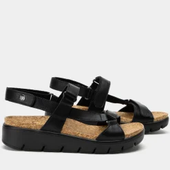 Henna Black Sandal