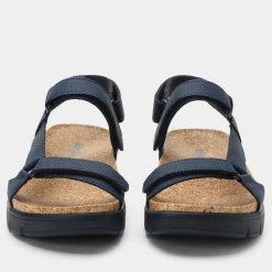 Henna Netted Navy Sandal