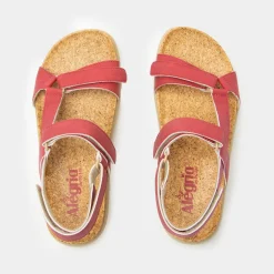 Henna Washed Ruby Sandal