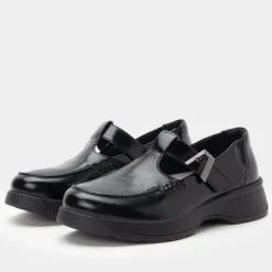 Jensie Glazed Black Shoe