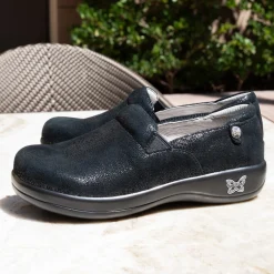 Keli Crackle Black Shoe