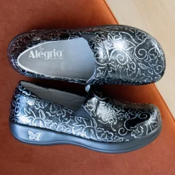 Keli Embroider Me Pewter Shoe