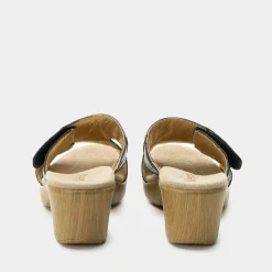 Linn Black Needles And Pins Sandal
