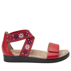 Lucia Red Sandal