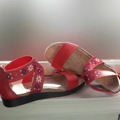 Lucia Red Sandal
