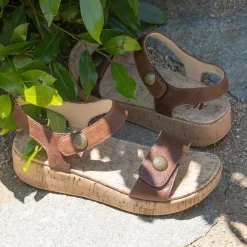 Marta Walnut Sandal