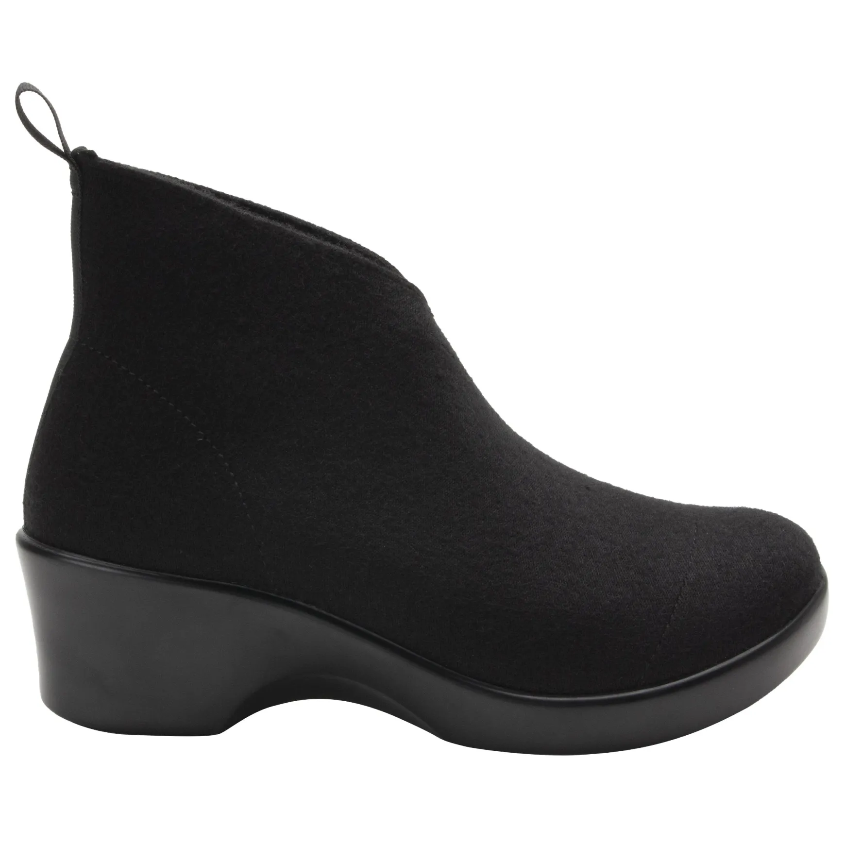 Nadya Black Fleece Boot