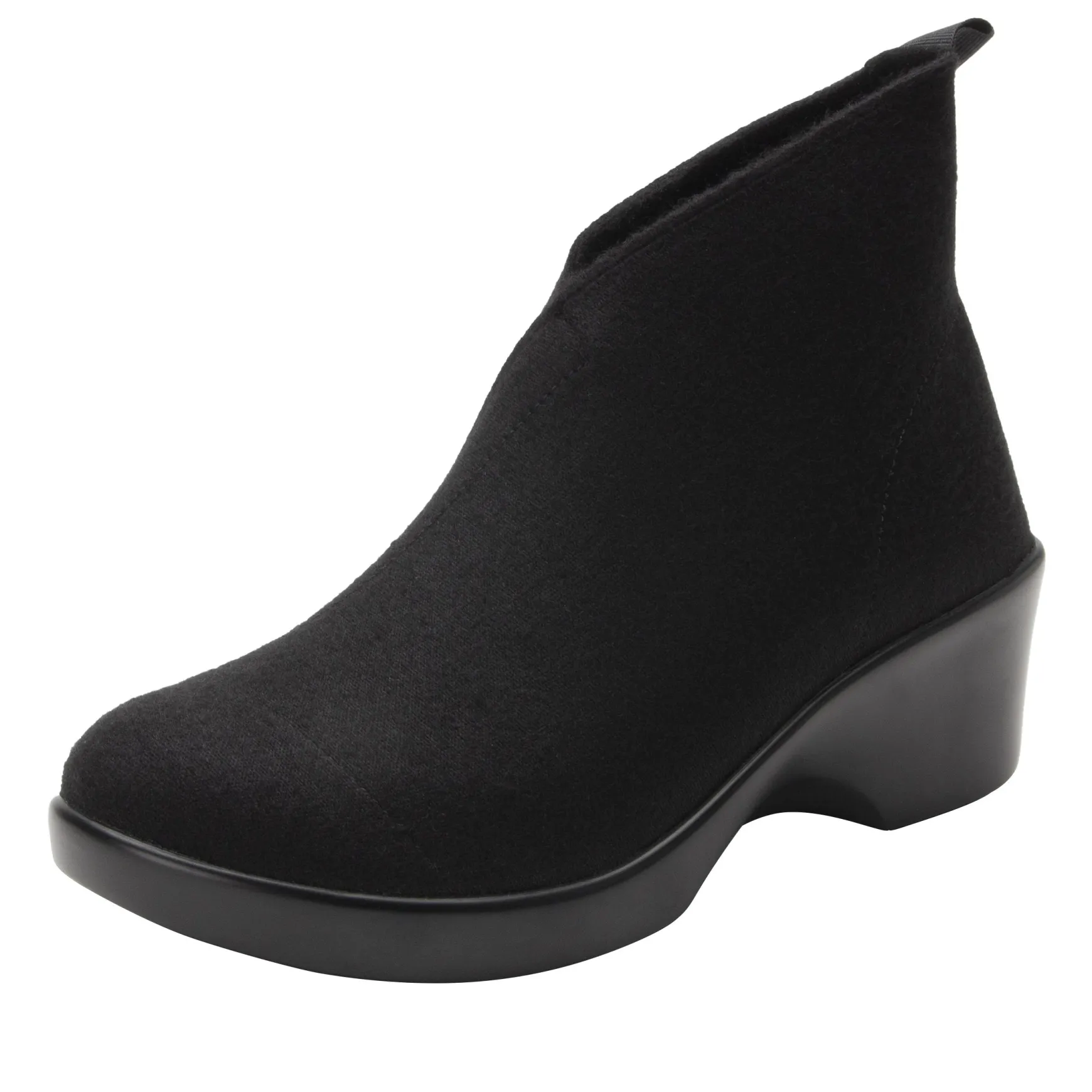 Nadya Black Fleece Boot