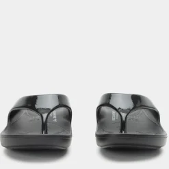 Ode Black Gloss Sandal