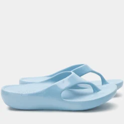 Ode Dusty Blue Gloss Sandal