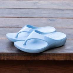 Ode Dusty Blue Gloss Sandal