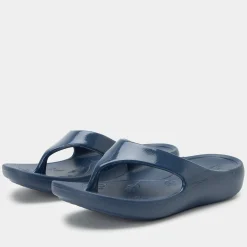 Ode Navy Gloss Sandal