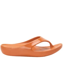 Ode Tangerine Gloss Sandal