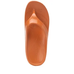 Ode Tangerine Gloss Sandal