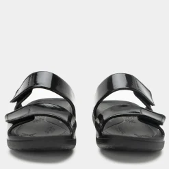 Orbyt Black Gloss Sandal