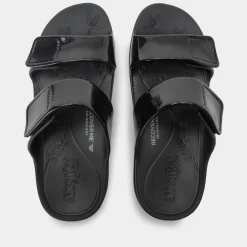 Orbyt Black Gloss Sandal