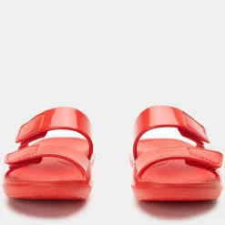 Orbyt Coral Gloss Sandal
