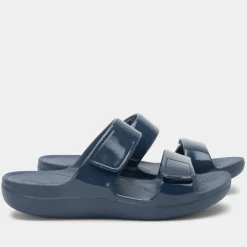 Orbyt Navy Gloss Sandal
