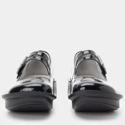 Paloma Black Crinkle Mary Jane
