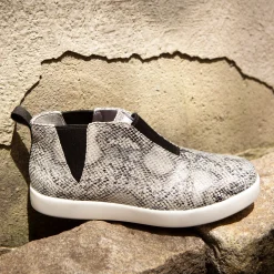 Parker Grey Snake Bootie