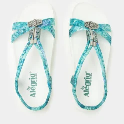 Roz Aqua Flora Sandal