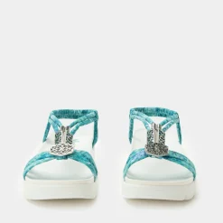 Roz Aqua Flora Sandal