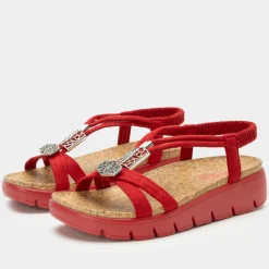 Roz True Red Sandal