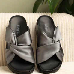Rylie Gunmetal Sandal