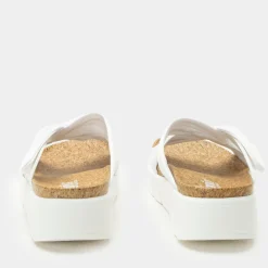Rylie White Sandal