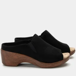 Shilaine Stretch Black Sandal