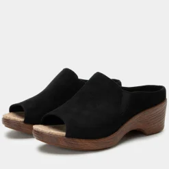 Shilaine Stretch Black Sandal