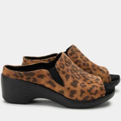 Shilaine Stretch Leopard Sandal