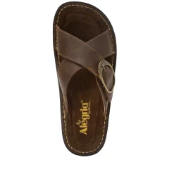 Vanya Oiled Brown Sandal
