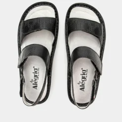 Verona Basketry Black Sandal