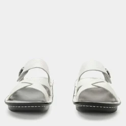 Victoriah Basketry White Sandal