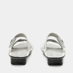 Victoriah Basketry White Sandal